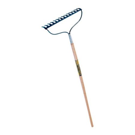 GARDENWARE 13.7 in. 14 Tine Professional Bow Rake GA338253